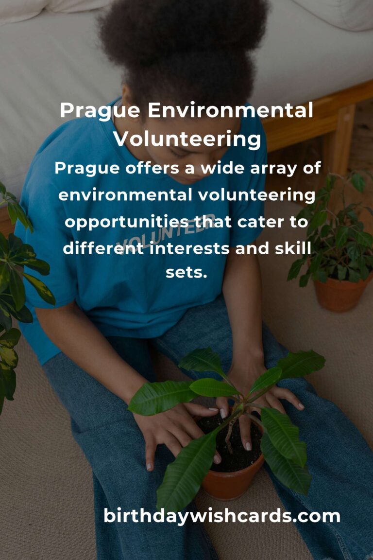 Environmental Volunteering Opportunities in Prague