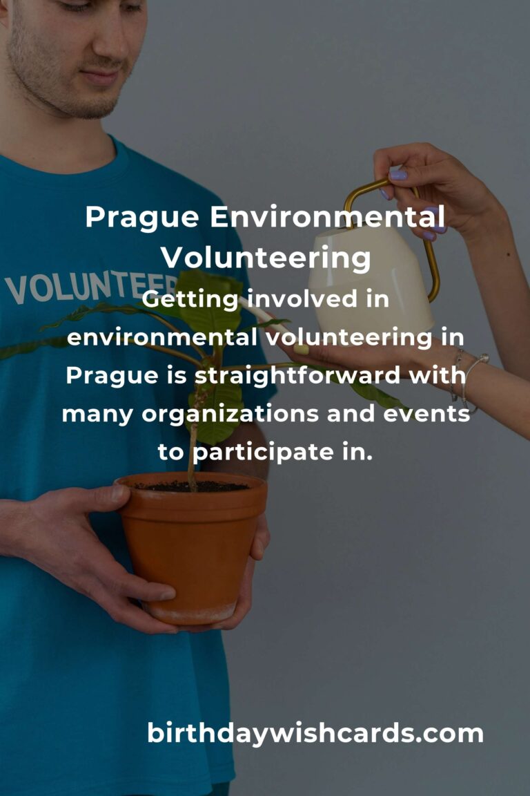 Environmental Volunteering Opportunities in Prague