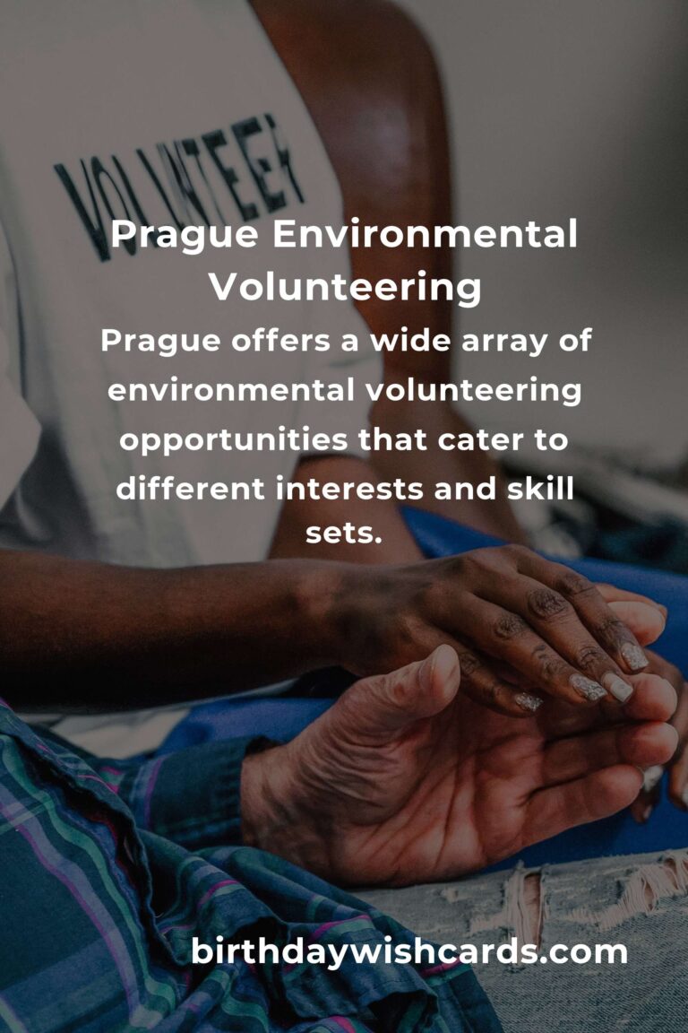 Environmental Volunteering Opportunities in Prague
