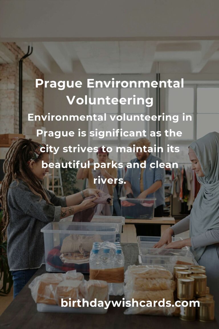 Environmental Volunteering Opportunities in Prague