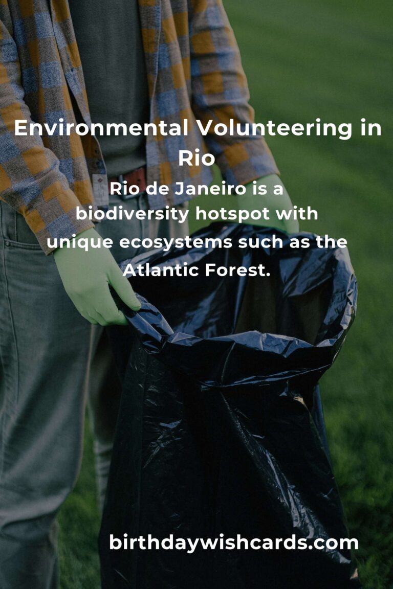Environmental Volunteering Opportunities in Rio de Janeiro: A Guide for 2025