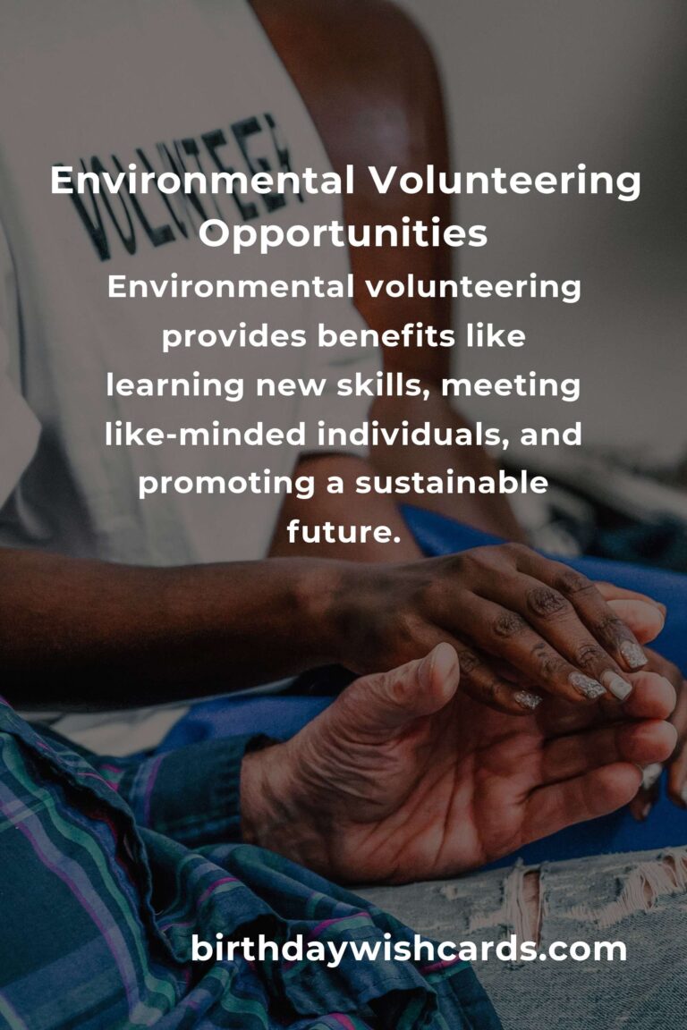 Environmental Volunteering Opportunities in Singapore for a Sustainable 2025