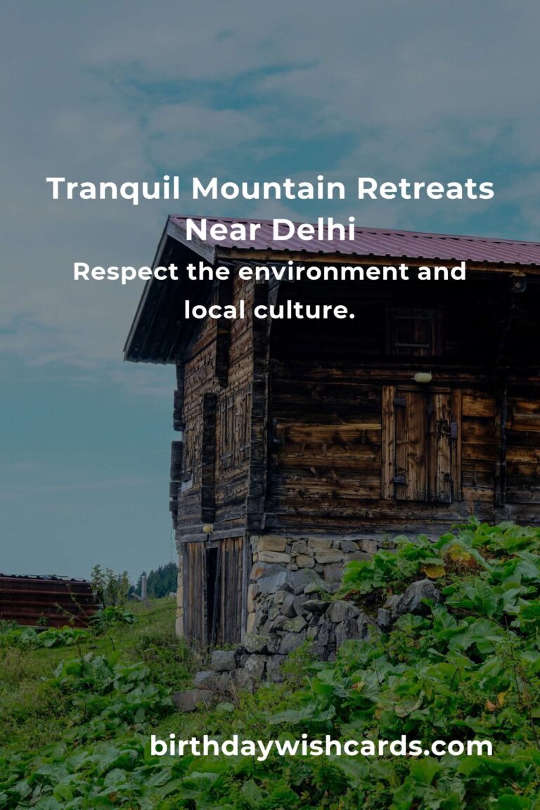 Escape the Chaos: Top 18 Mountain Retreats Near Delhi to Heal Your Soul