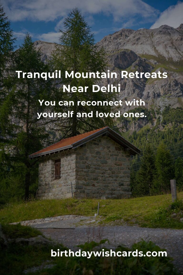 Escape the Chaos: Top 18 Mountain Retreats Near Delhi to Heal Your Soul