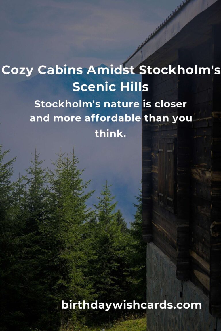 Escape to the Peaks: Your Heartfelt, Budget-Friendly Guide to Stockholm’s Mountain Retreats