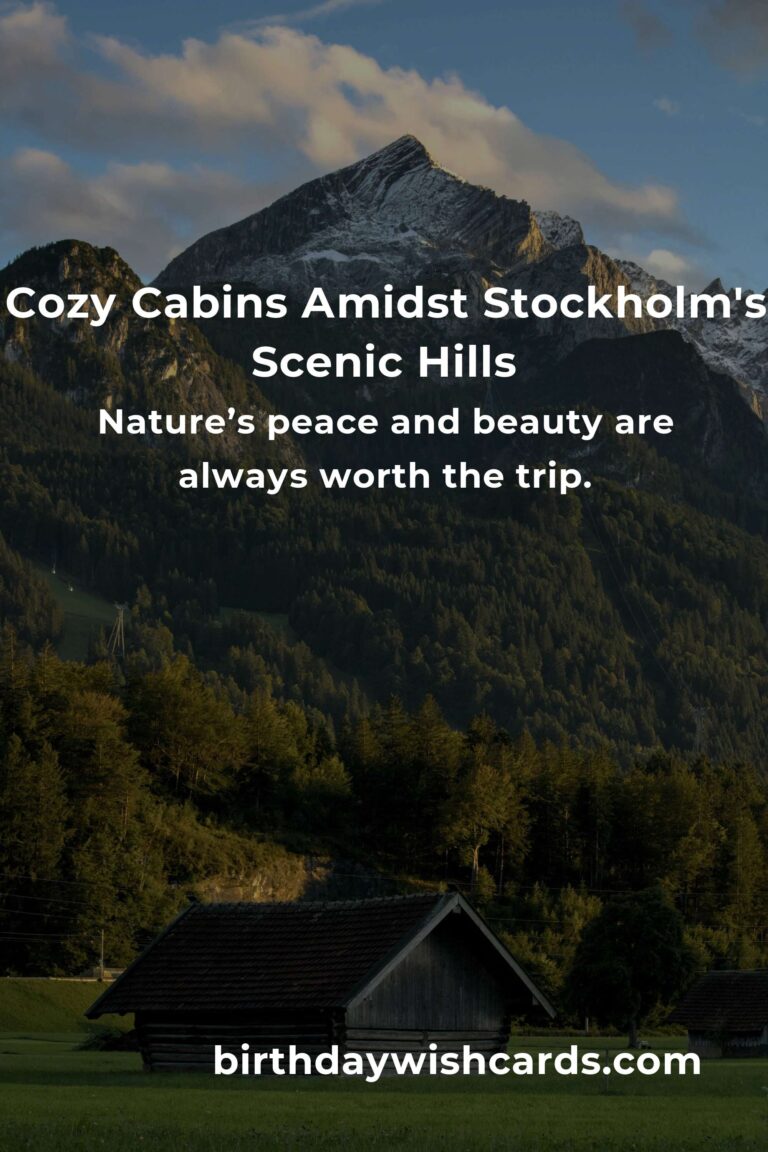 Escape to the Peaks: Your Heartfelt, Budget-Friendly Guide to Stockholm’s Mountain Retreats