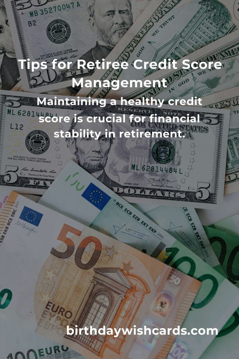 Essential Credit Score Tips for Retirees in 2025