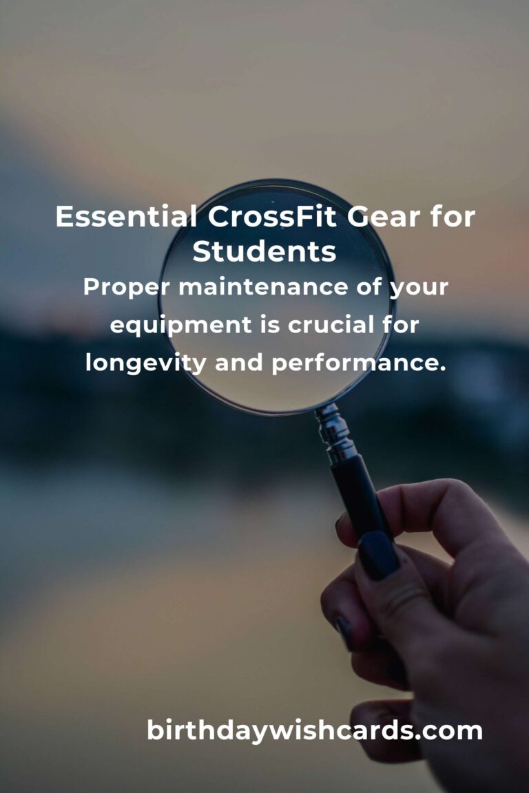 Essential CrossFit Equipment Guide for Students: Optimize Your Workout