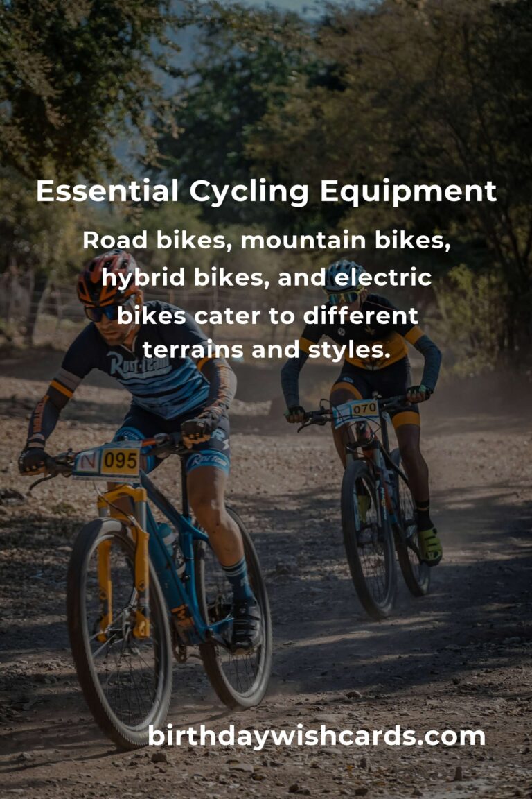 Essential Cycling Equipment Guide for First-Time Buyers
