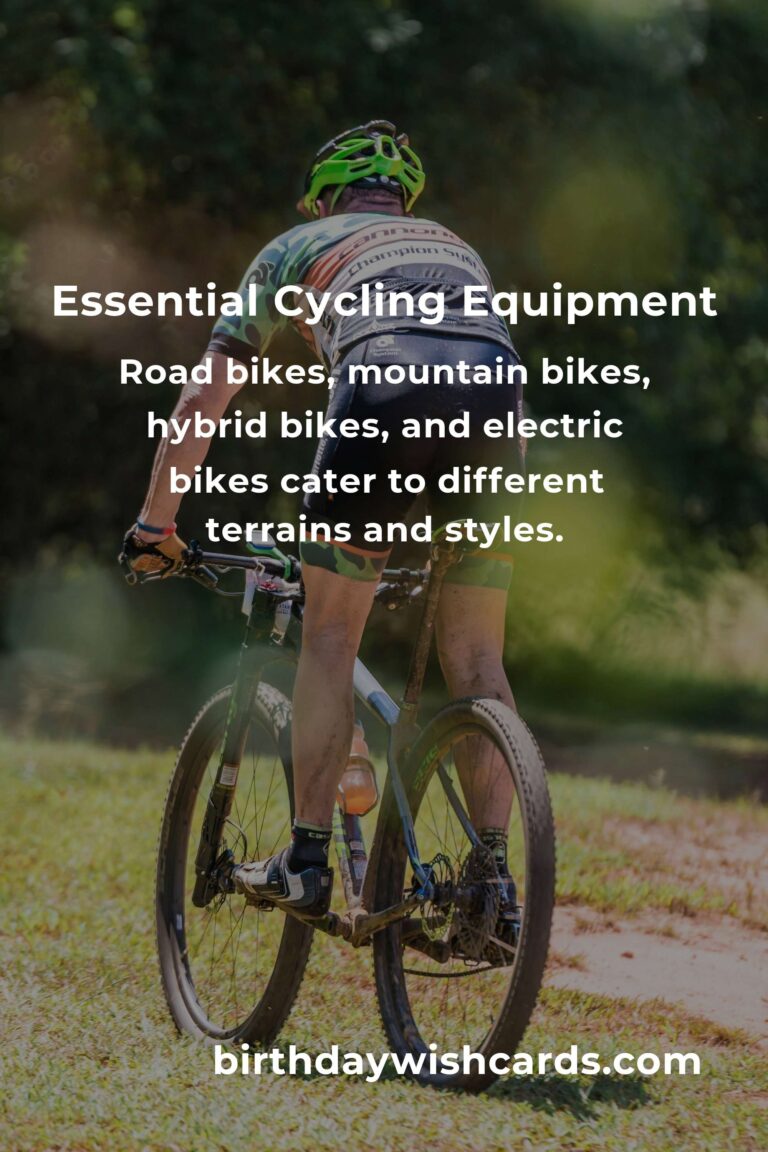 Essential Cycling Equipment Guide for First-Time Buyers