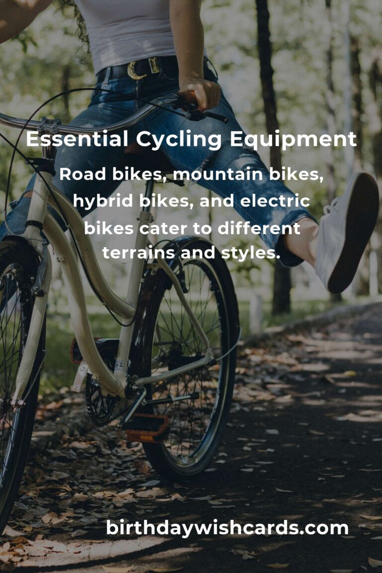 Essential Cycling Equipment Guide for First-Time Buyers