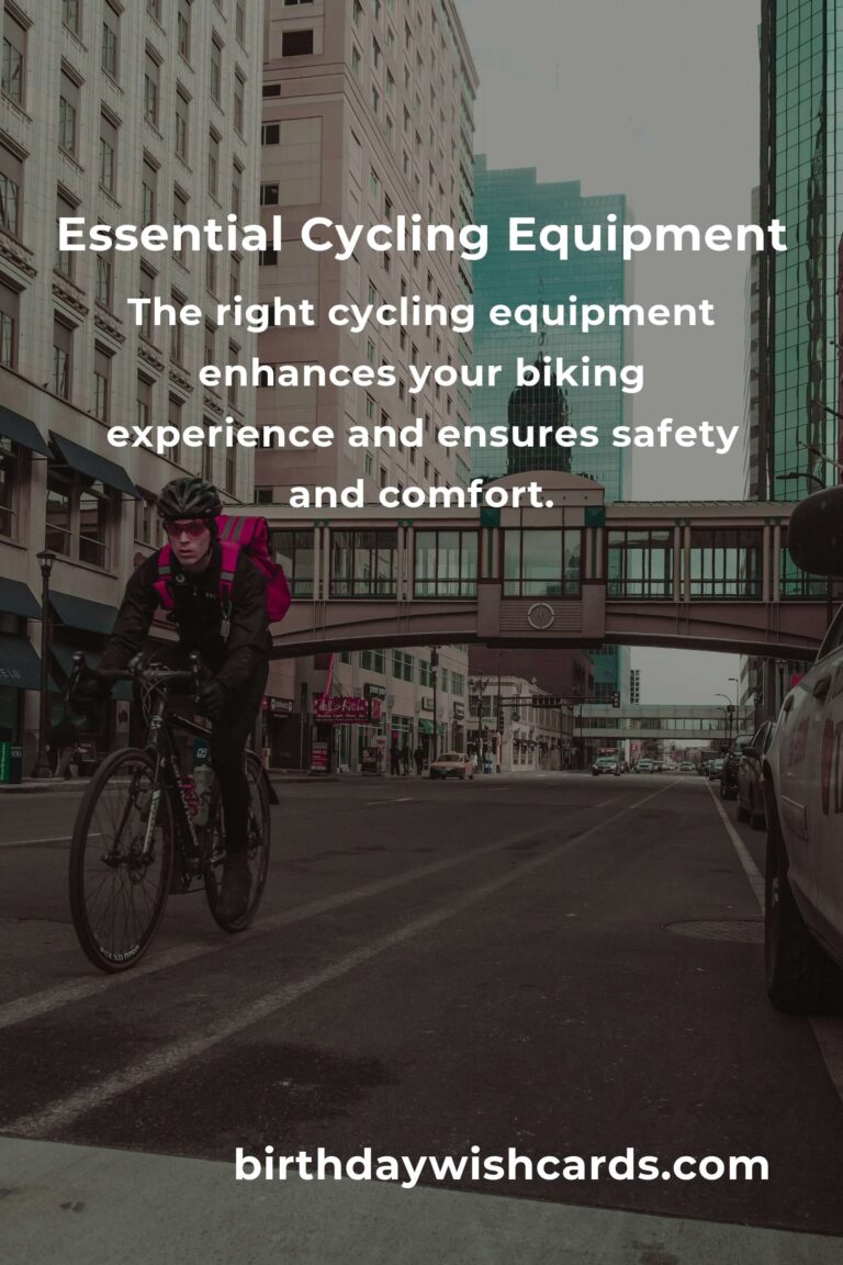 Essential Cycling Equipment Guide for First-Time Buyers