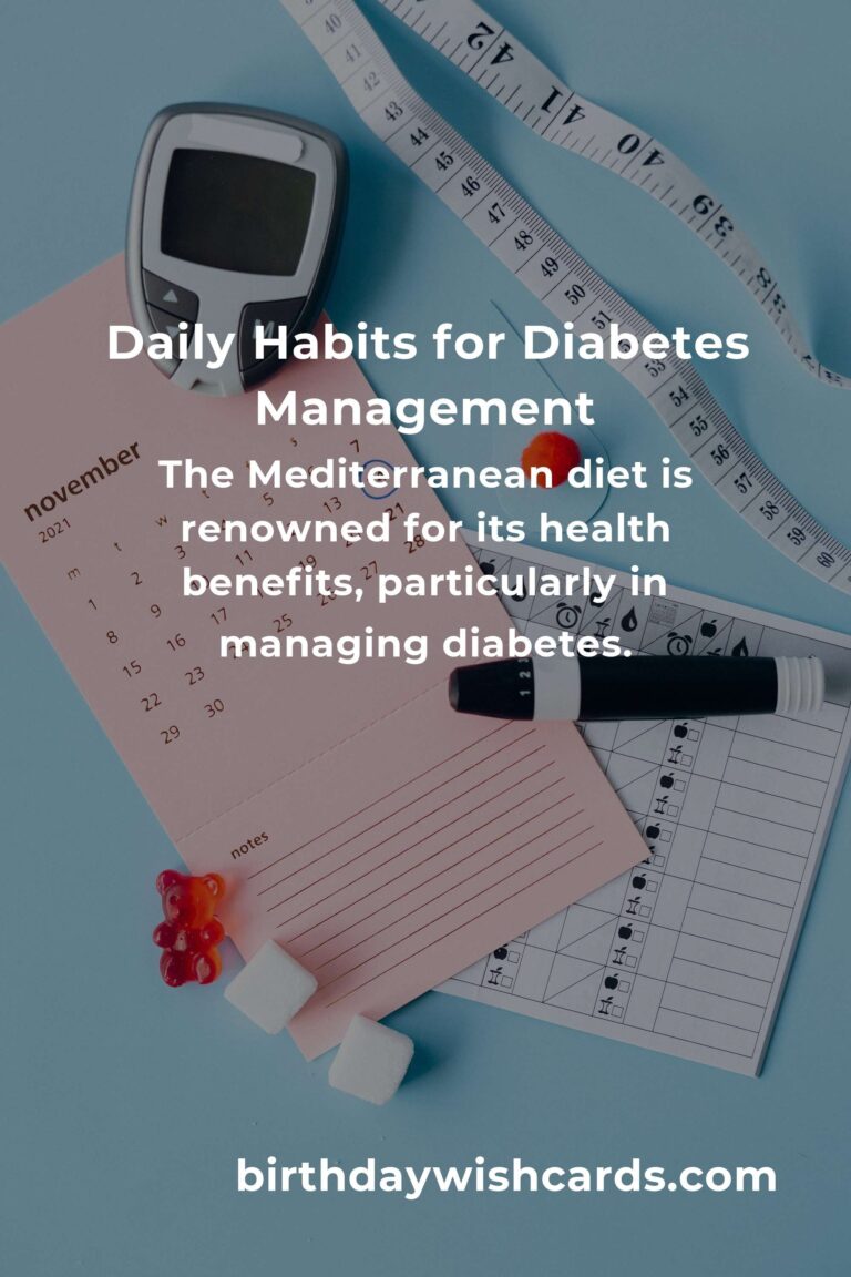 Essential Daily Habits for Effective Diabetes Management in Athens