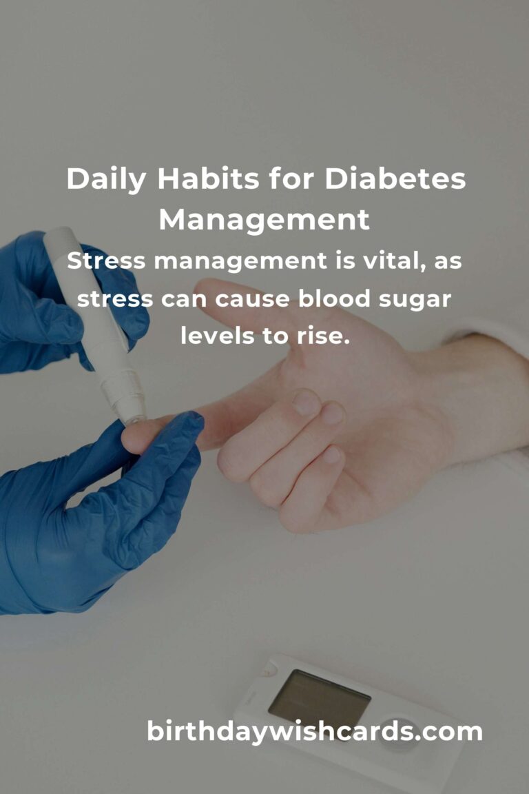 Essential Daily Habits for Effective Diabetes Management in Athens