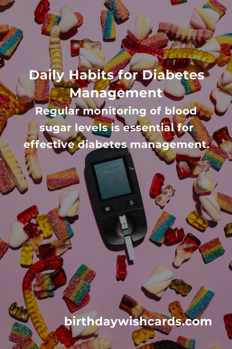 Essential Daily Habits for Effective Diabetes Management in Basel