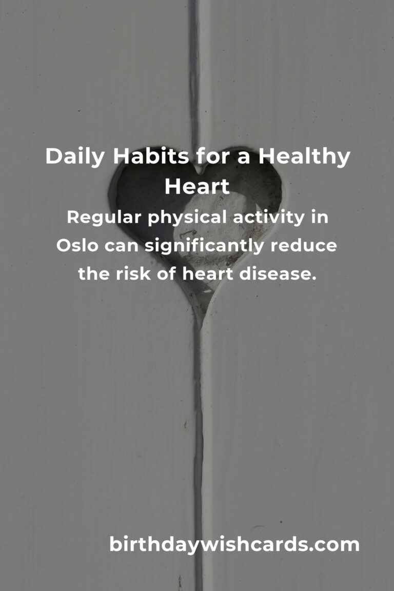 Essential Daily Habits for Heart Health in Oslo