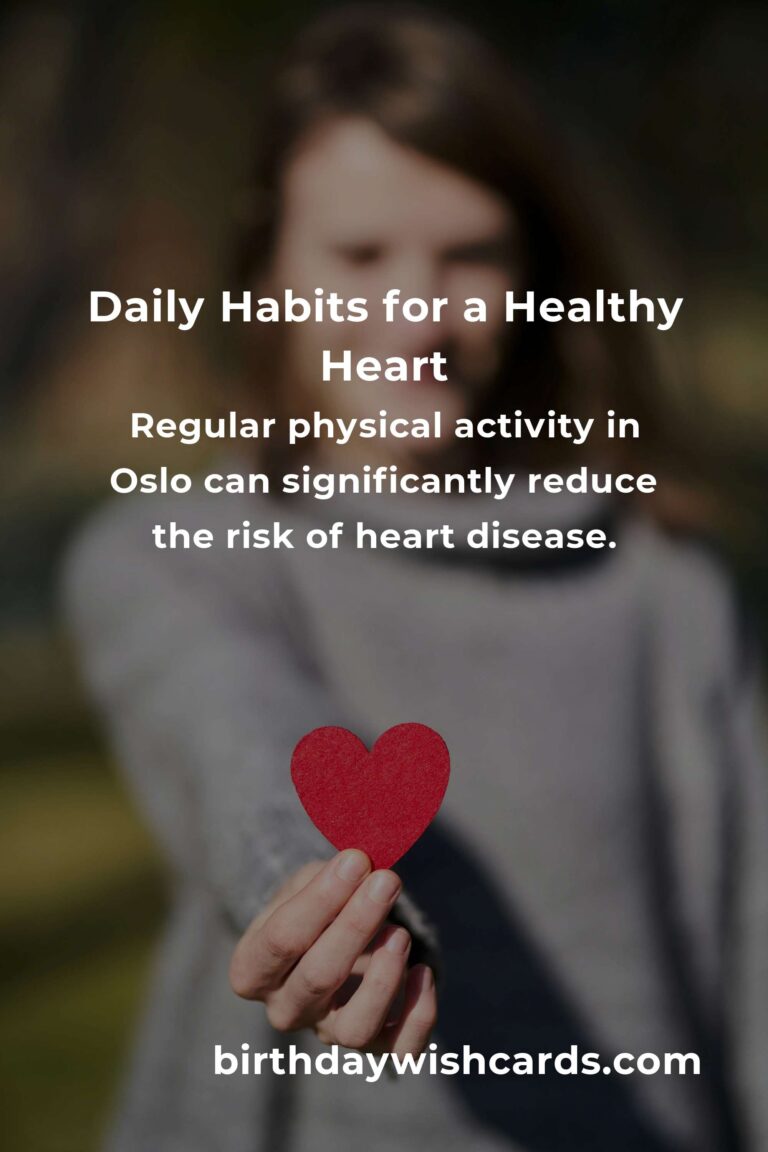 Essential Daily Habits for Heart Health in Oslo
