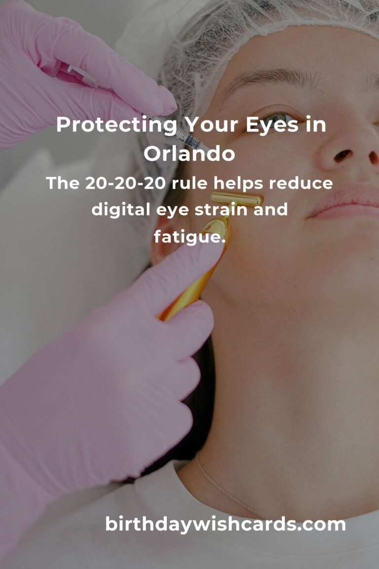 Essential Daily Habits for Maintaining Eye Health in Orlando