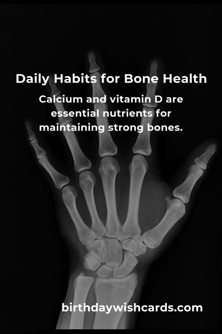 Essential Daily Habits for Optimal Bone Health in Auckland