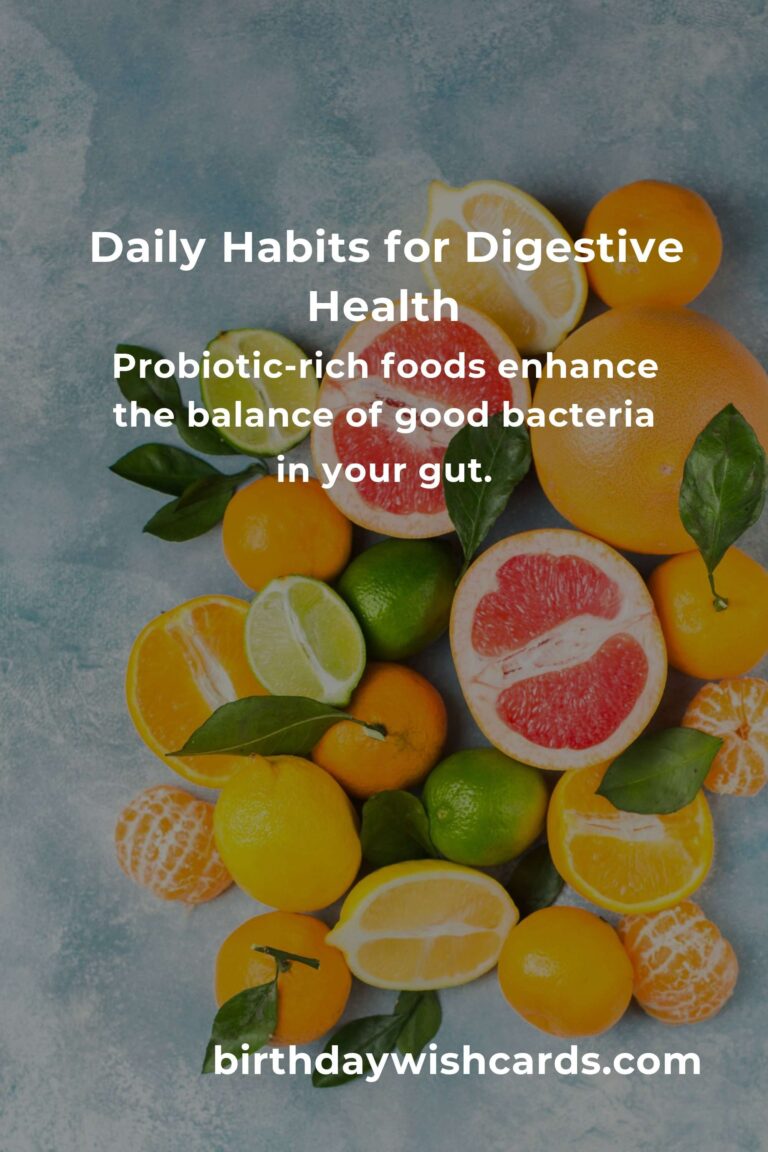 Essential Daily Habits for Optimal Digestive Health in Guangzhou