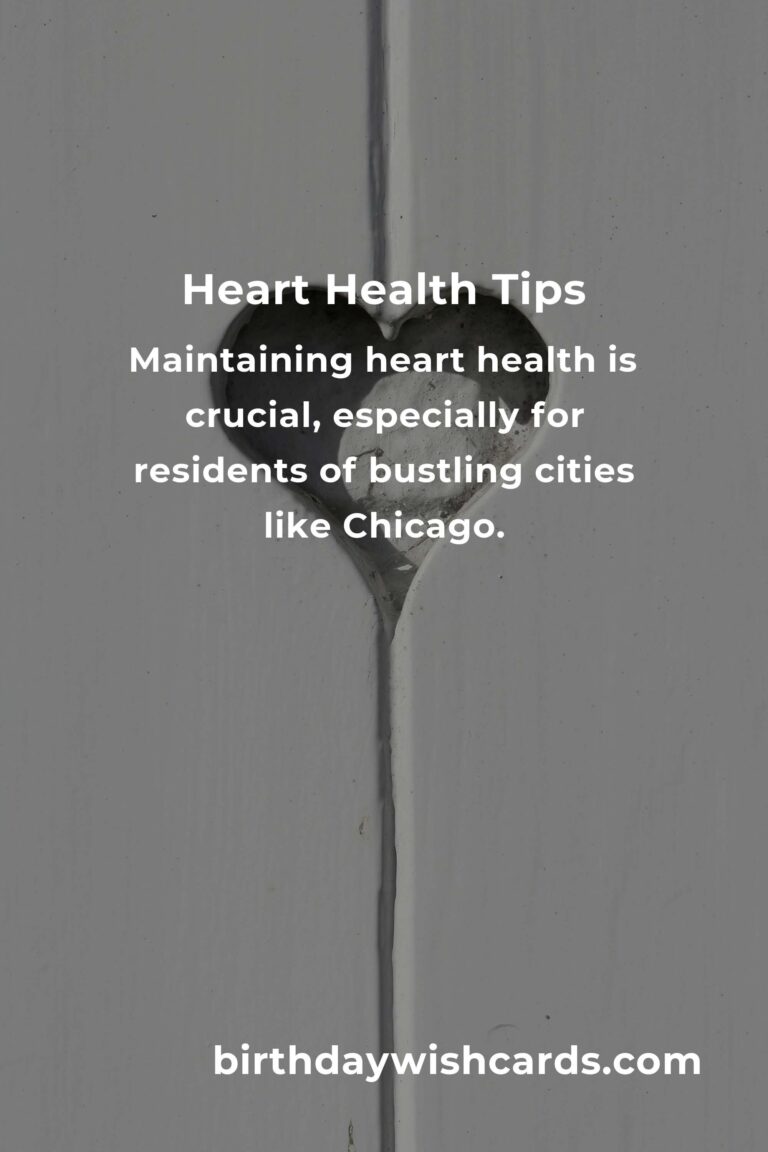 Essential Daily Habits for Optimal Heart Health in Chicago