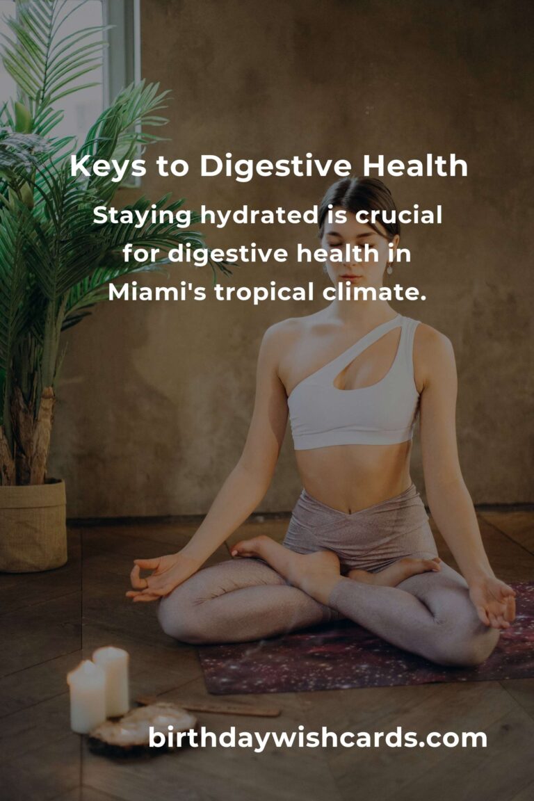 Essential Daily Habits for Optimizing Digestive Health in Miami