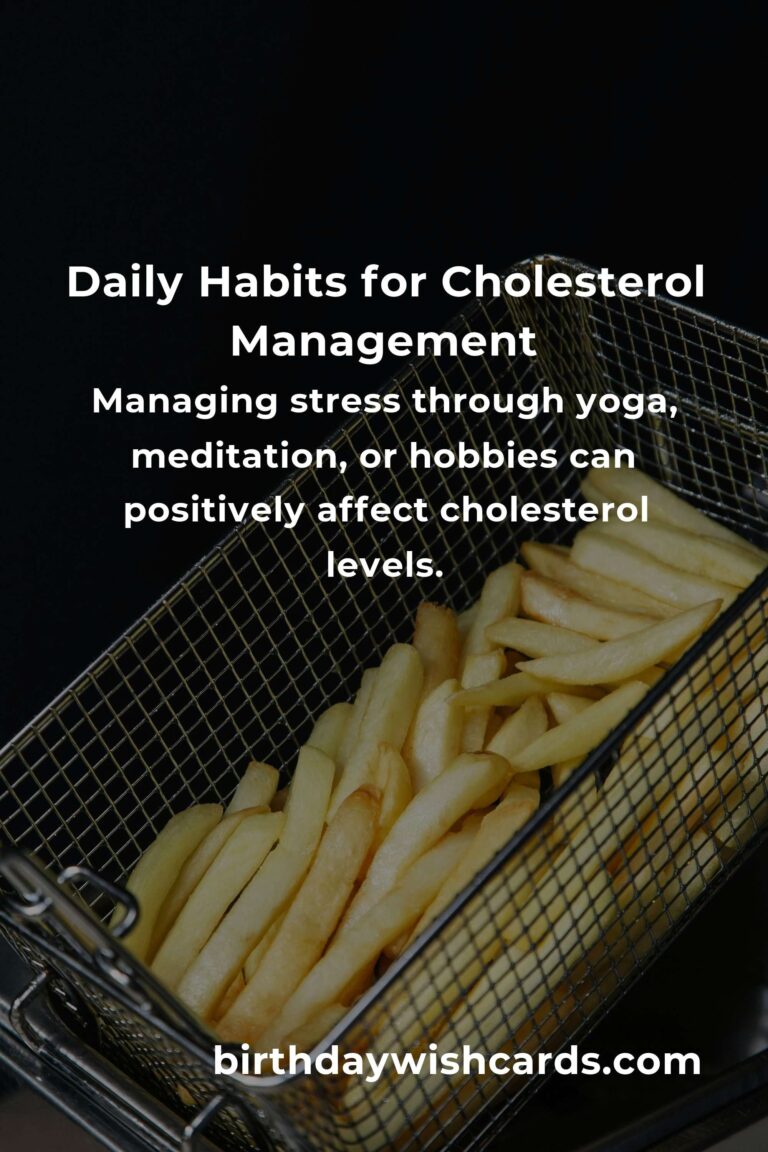 Essential Daily Habits to Manage Cholesterol in Detroit