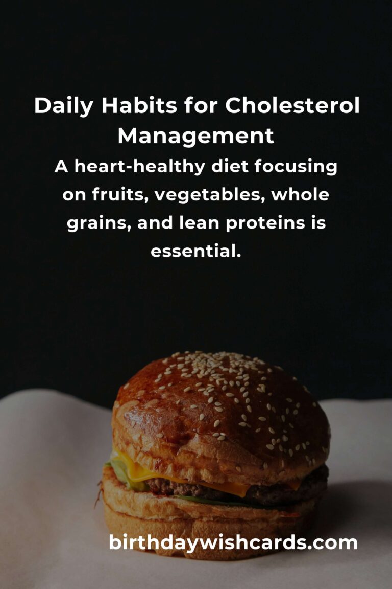 Essential Daily Habits to Manage Cholesterol in Detroit