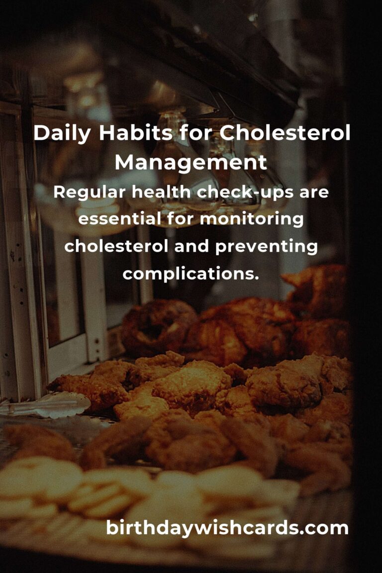 Essential Daily Habits to Manage Cholesterol in Detroit