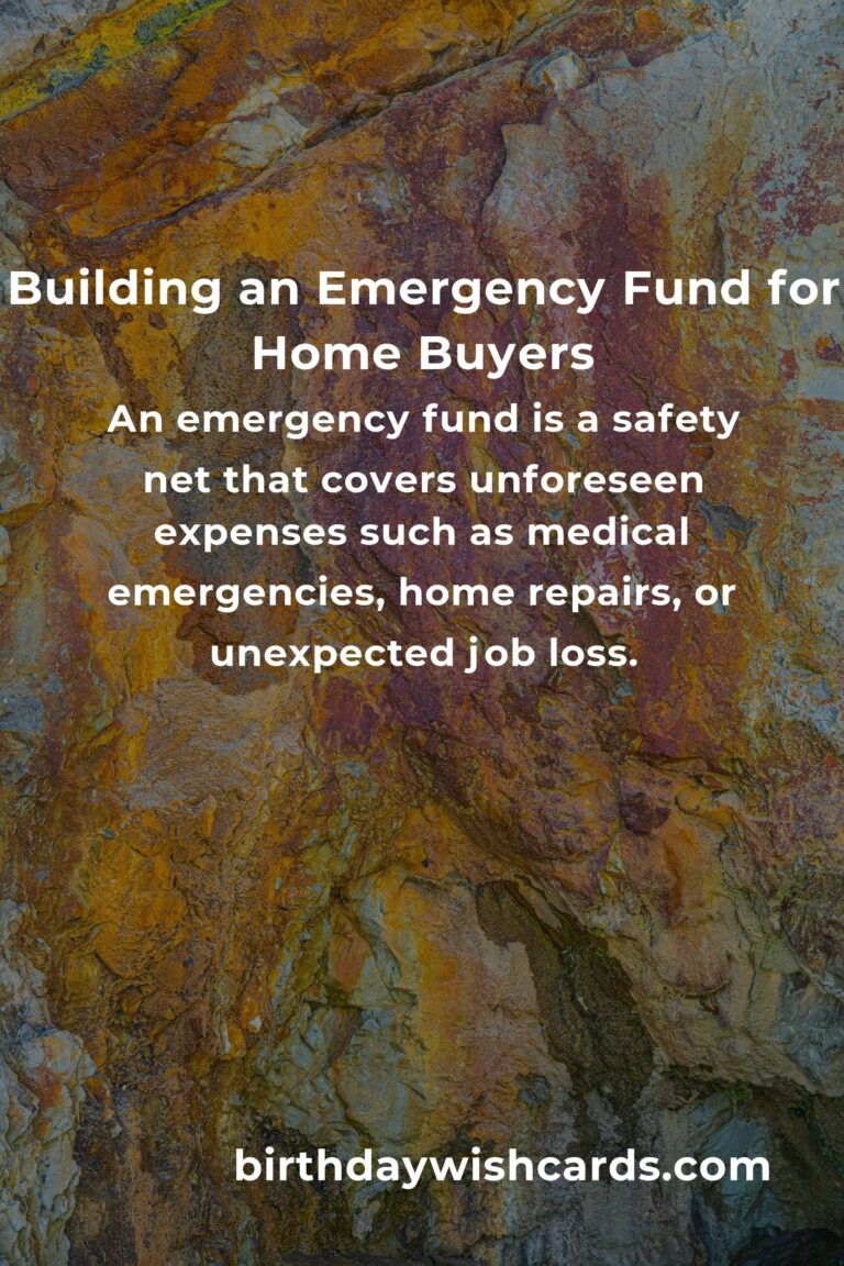 Essential Emergency Fund Tips for First-Time Home Buyers
