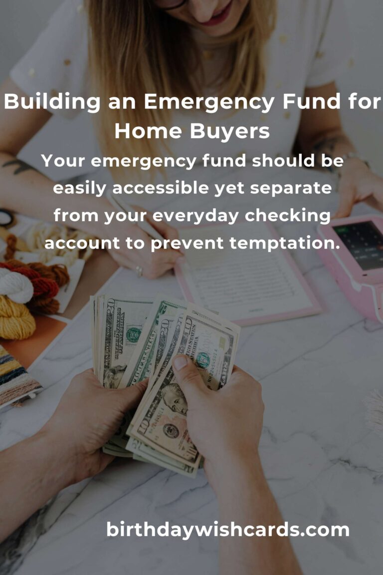 Essential Emergency Fund Tips for First-Time Home Buyers