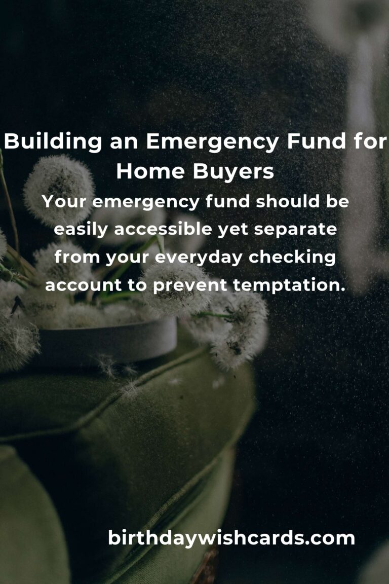 Essential Emergency Fund Tips for First-Time Home Buyers