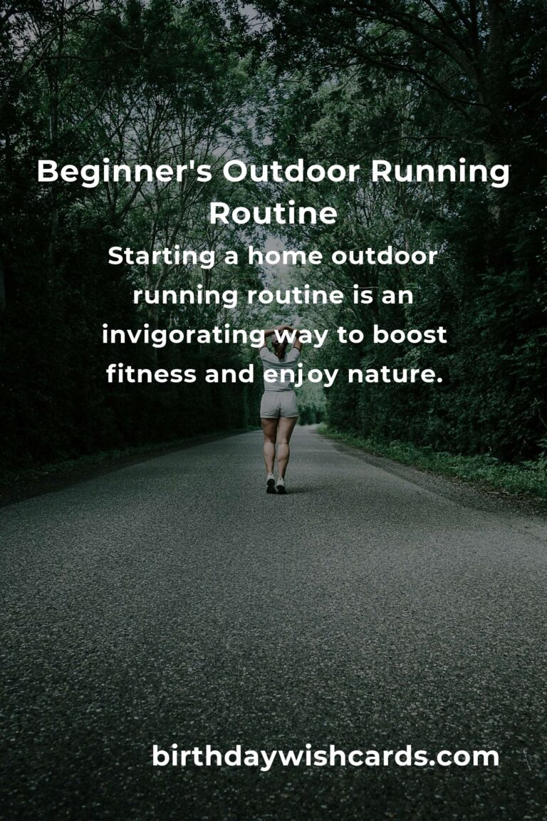 Essential Home Outdoor Running Routine for Beginners