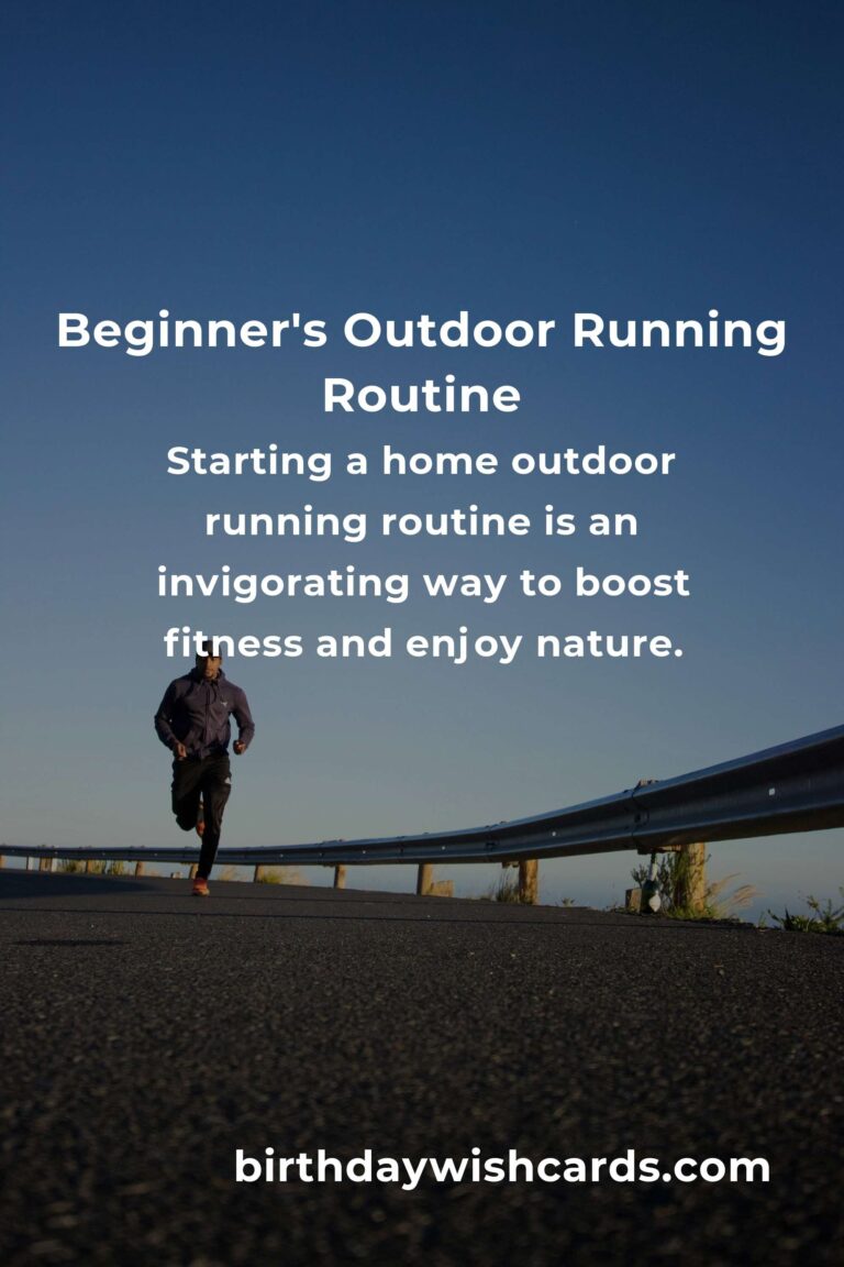 Essential Home Outdoor Running Routine for Beginners