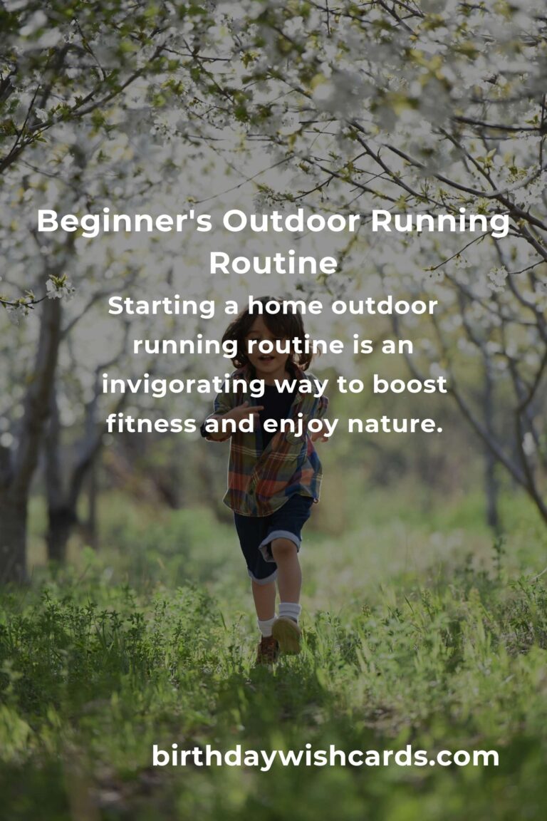 Essential Home Outdoor Running Routine for Beginners