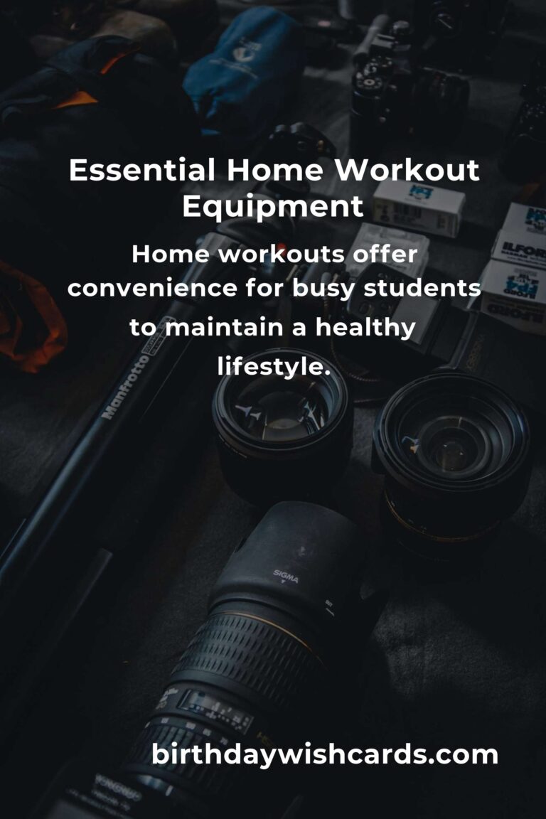 Essential Home Workouts Equipment Guide for Students