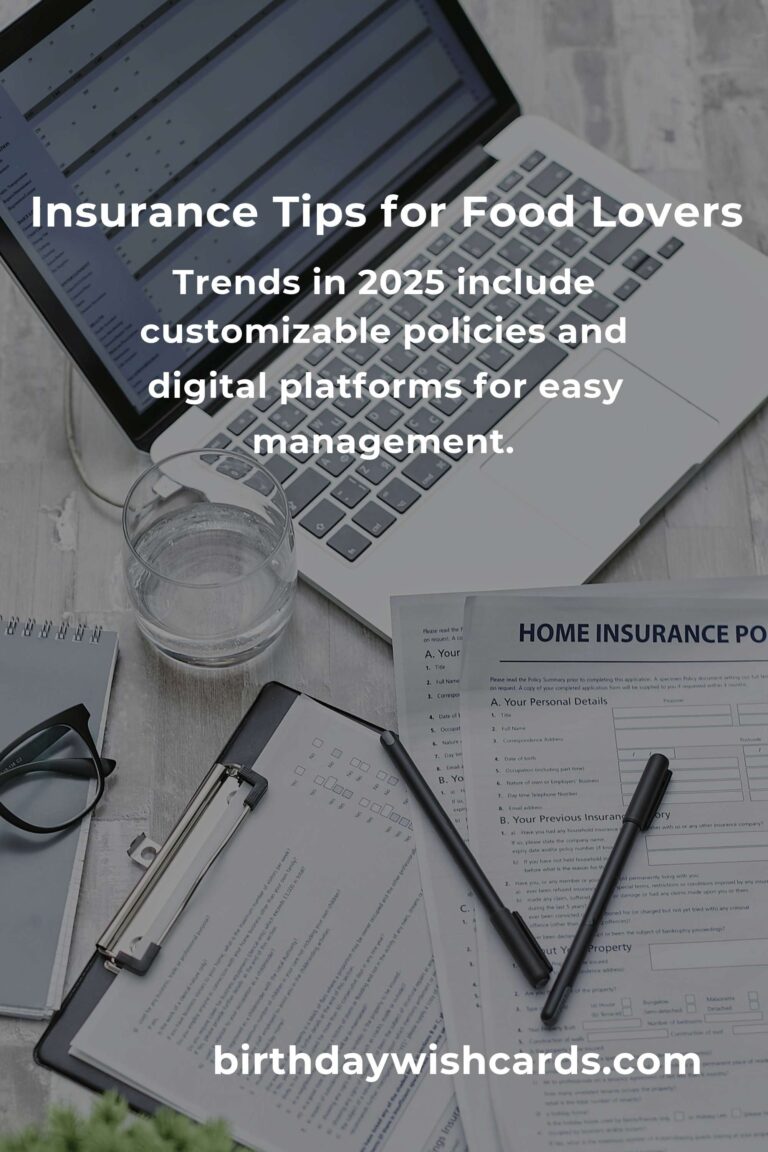 Essential Insurance Planning Tips for Food Lovers in 2025
