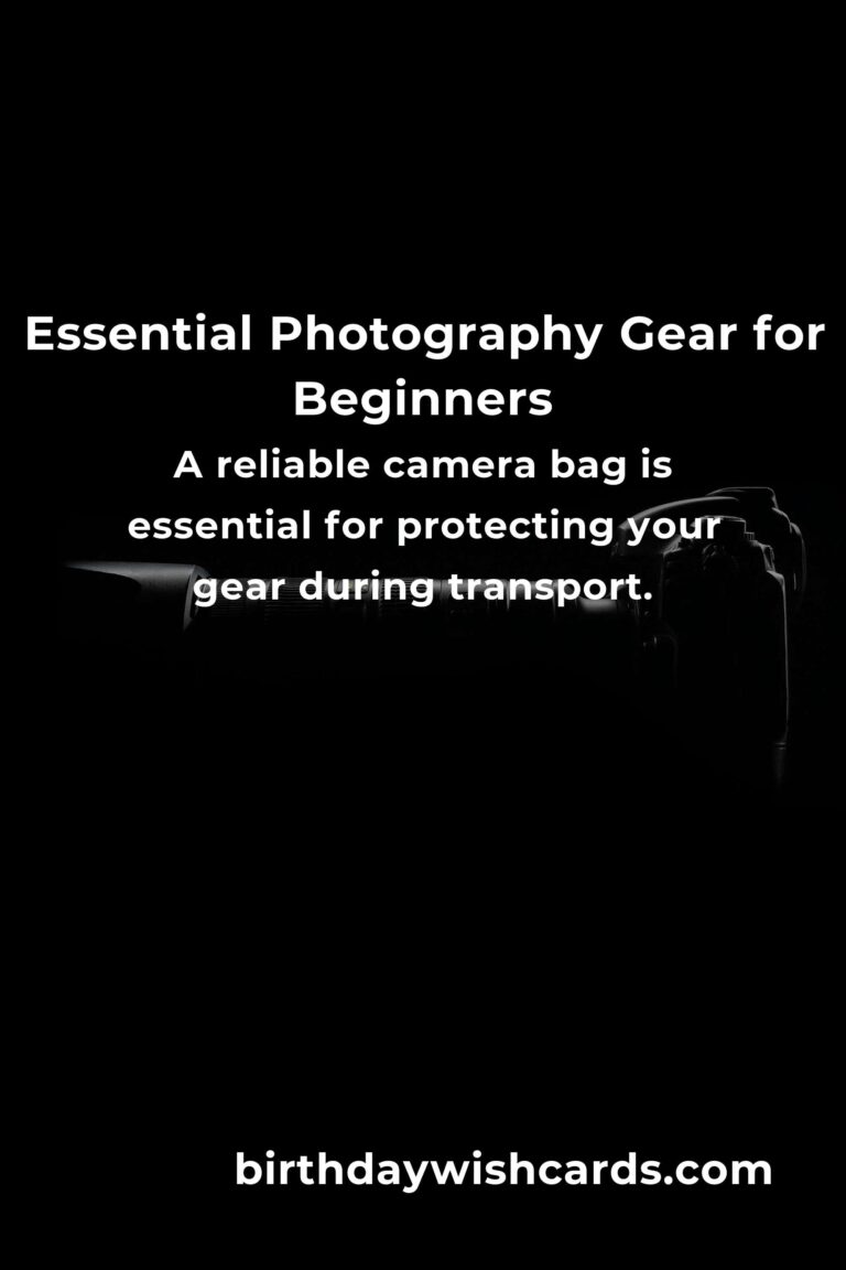 Essential Photography Gear Tutorial for Beginners: A Comprehensive Guide