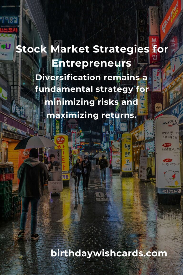 Essential Stock Market Tips for Entrepreneurs in 2025