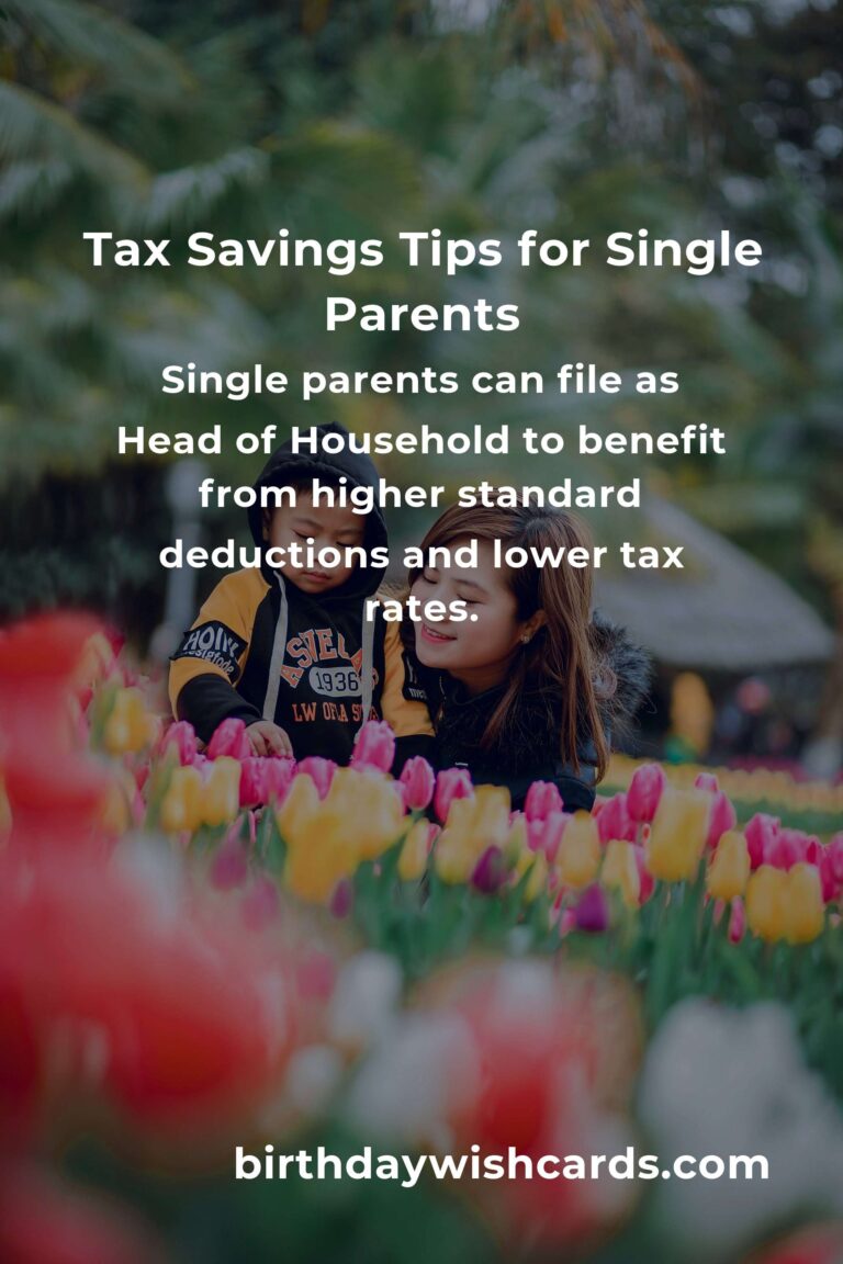 Essential Tax Savings Tips for Single Parents in 2025