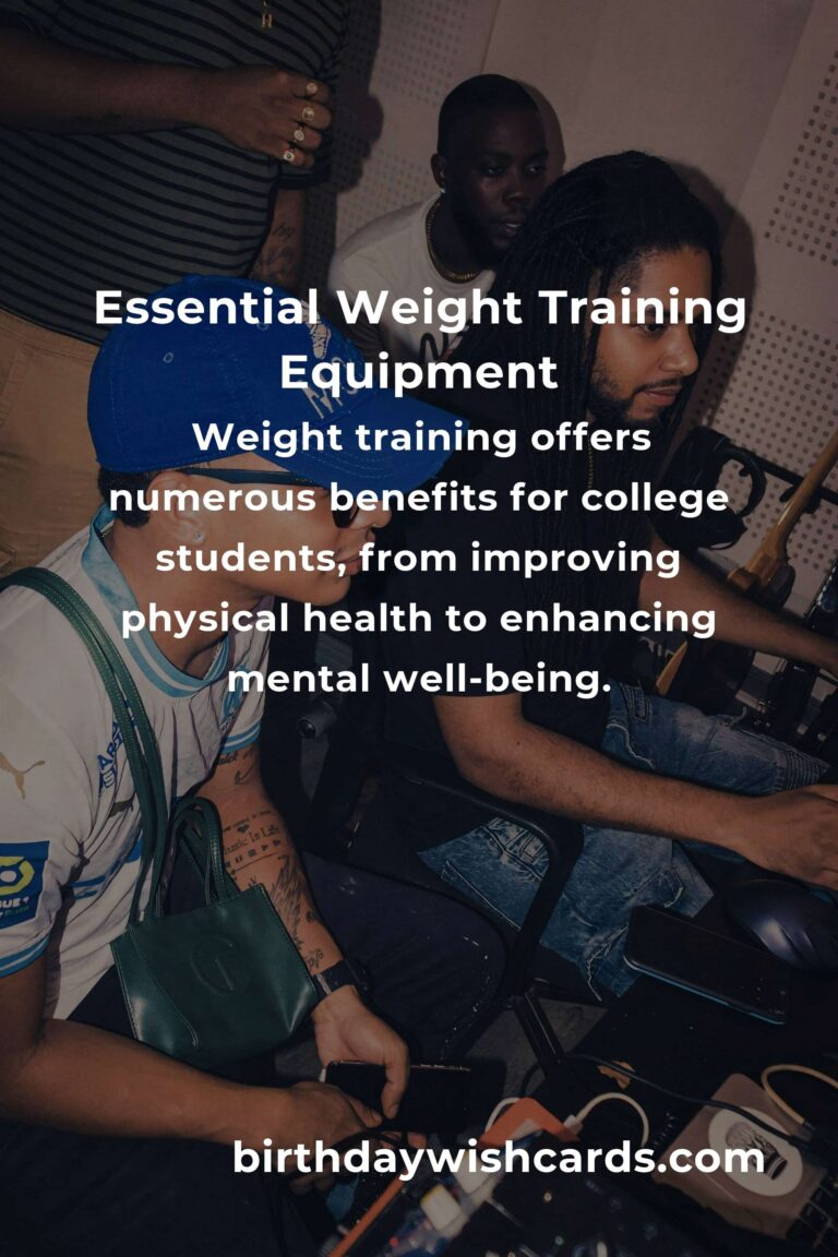 Essential Weight Training Equipment Guide for College Students