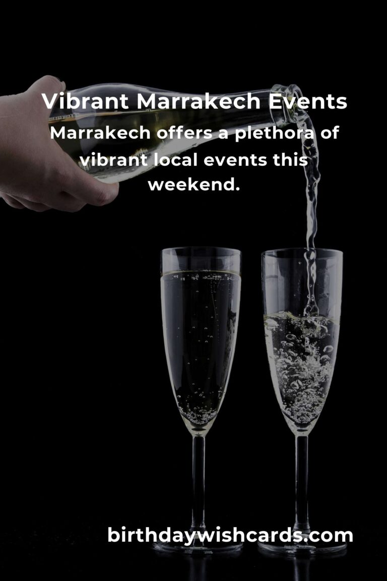 Exciting Local Events in Marrakech This Weekend You Can’t Miss