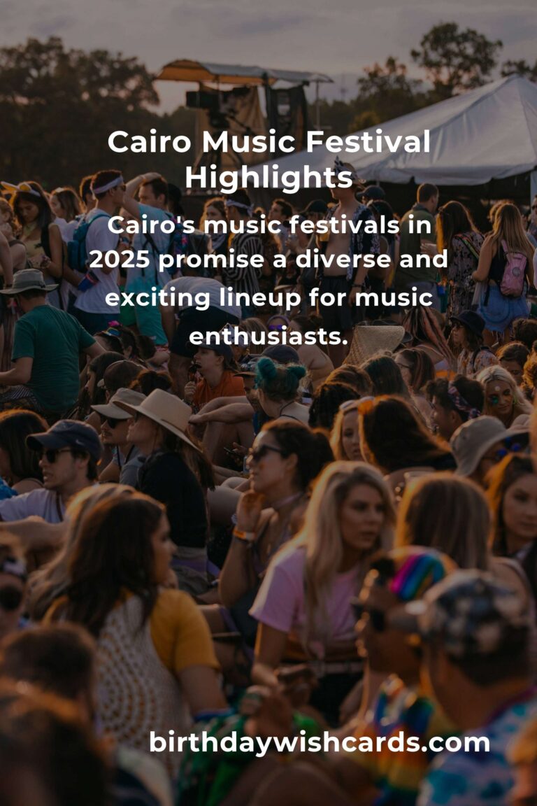 Exciting Music Festivals in Cairo for 2025 You Won't Want to Miss