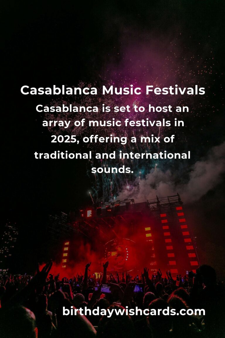 Exciting Music Festivals in Casablanca for 2025