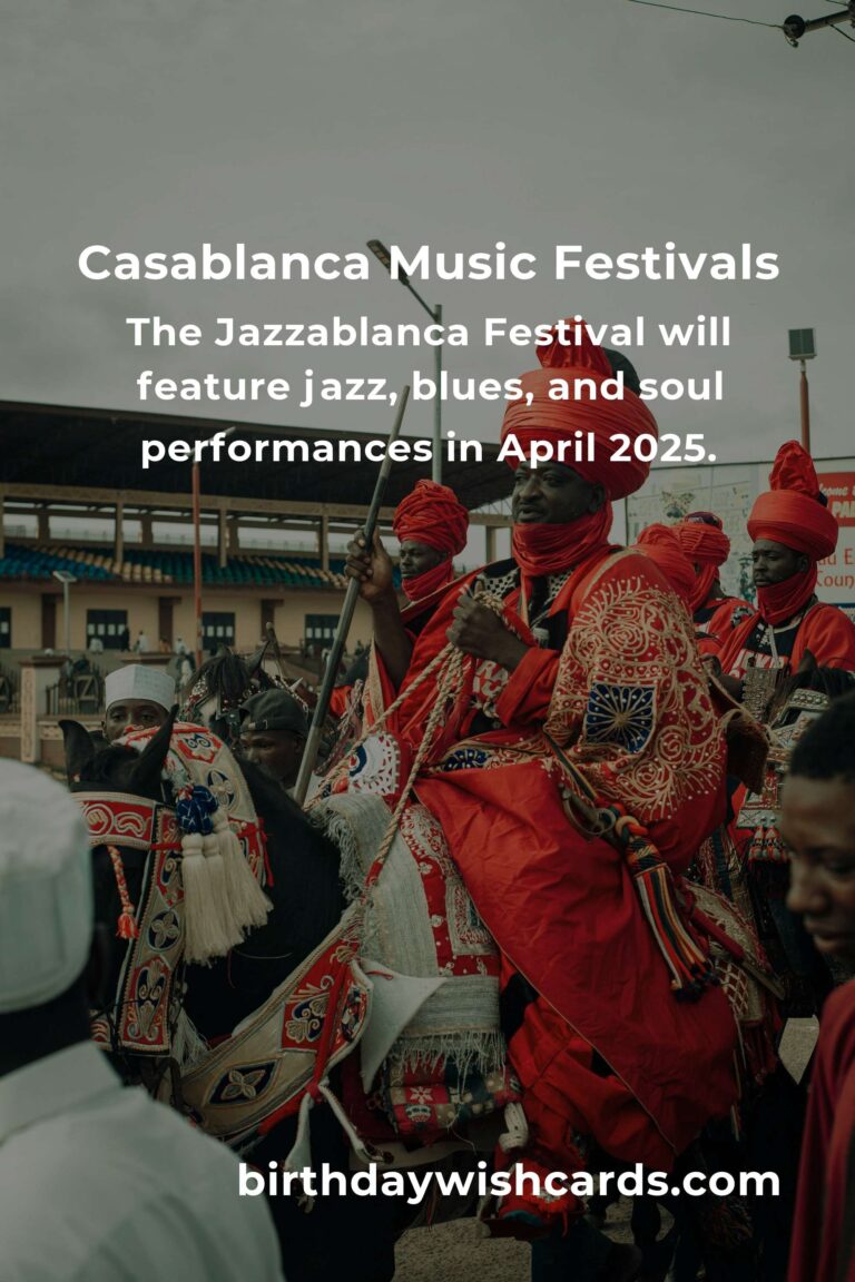Exciting Music Festivals in Casablanca for 2025