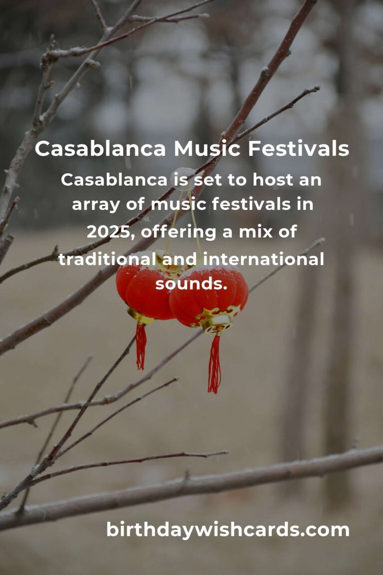 Exciting Music Festivals in Casablanca for 2025