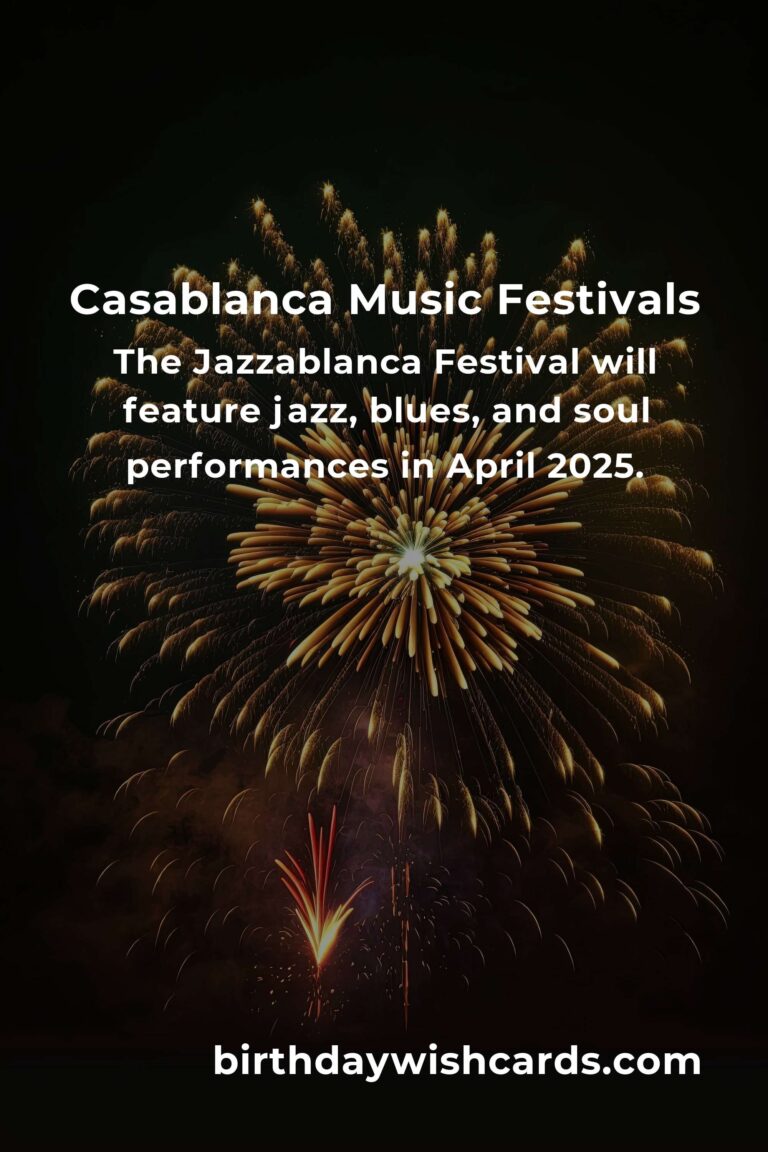 Exciting Music Festivals in Casablanca for 2025