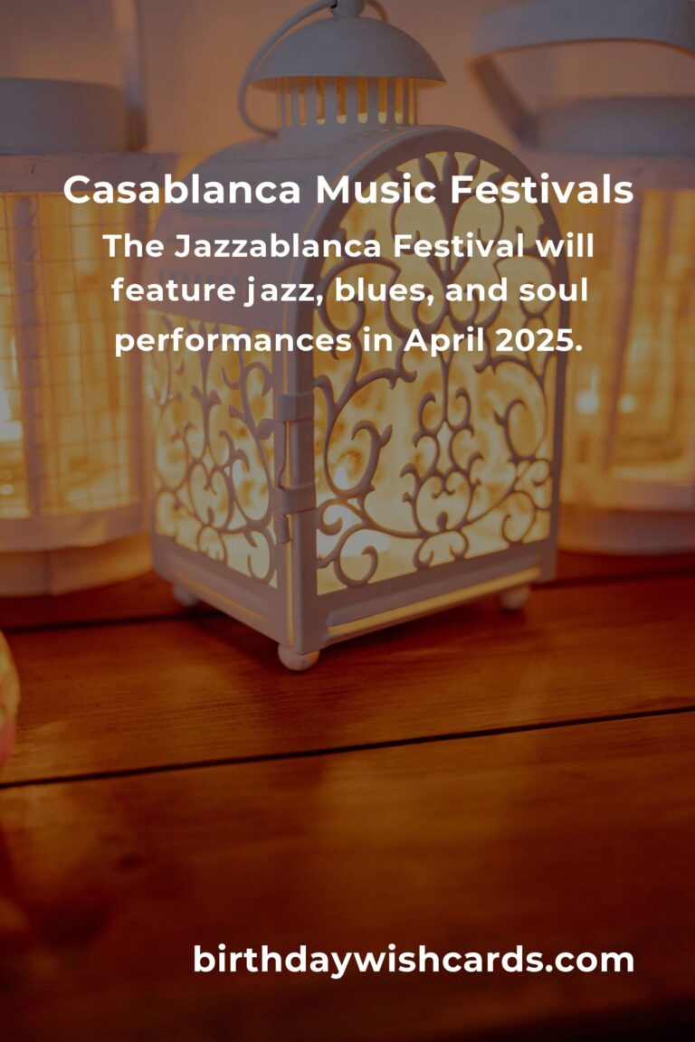 Exciting Music Festivals in Casablanca for 2025