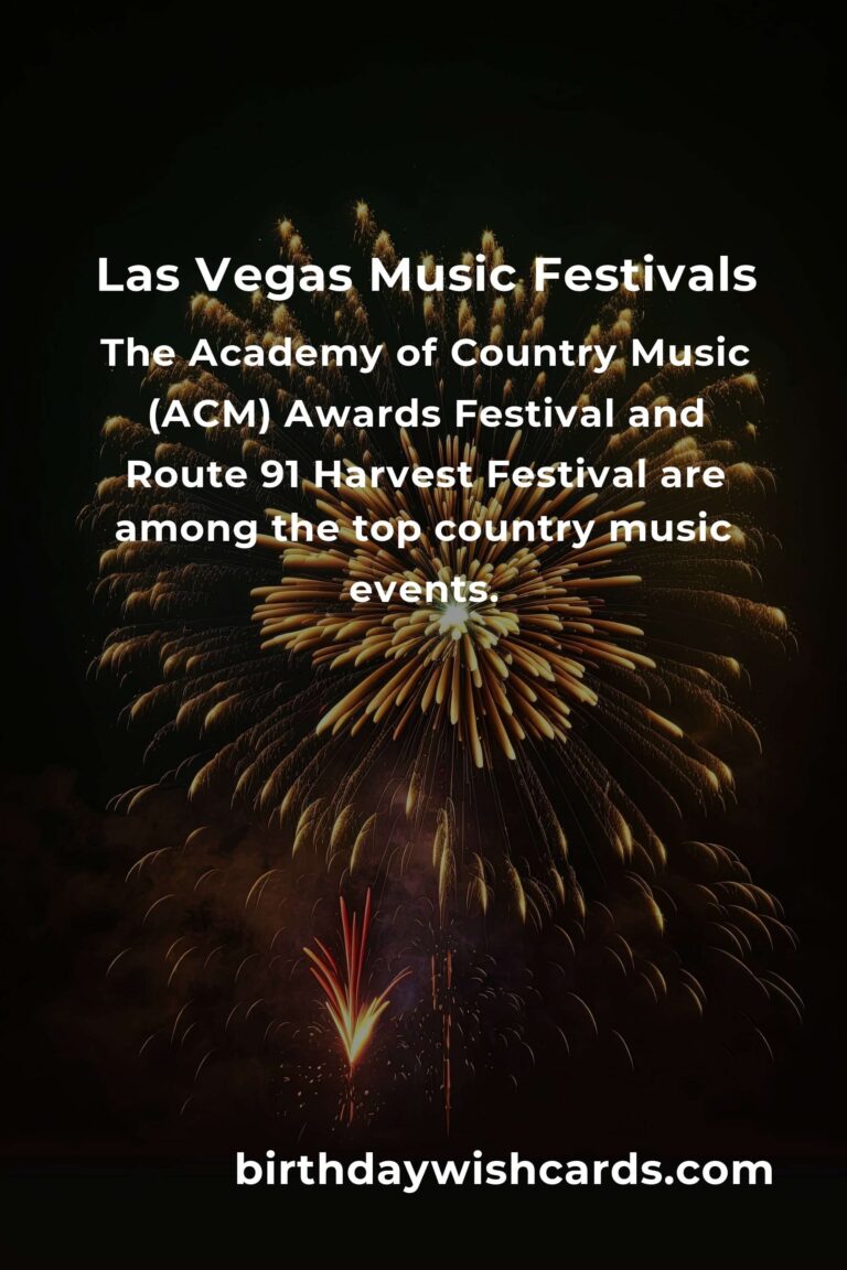 Exciting Upcoming Music Festivals in Las Vegas for 2025