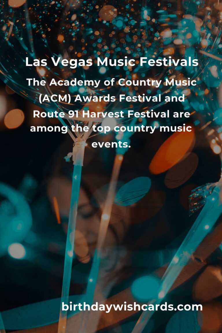 Exciting Upcoming Music Festivals in Las Vegas for 2025